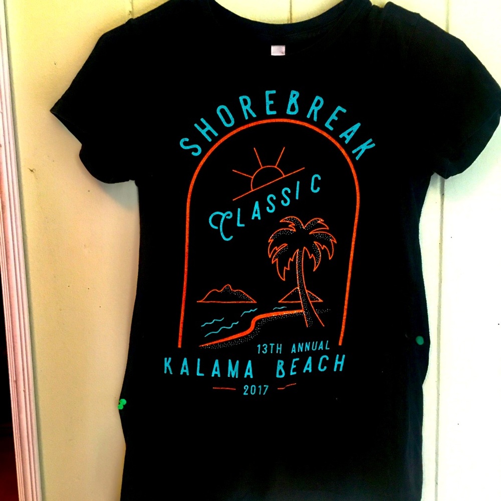 Surf contest t-shirt from Kailua Hawaii